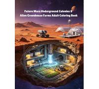 Future Mars Underground Colonies & Alien Greenhouse Farms Adult Coloring Book: Futuristic Terraforming Farm, Off-World Base & Exploration Mecha Line Art for Space Fans and Sci-Fi Enthusiasts