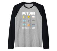 Future Meteorologist Weather Forecast Camiseta Manga Raglan