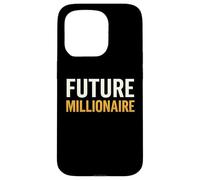 Future Millionaire Bold Cita Motivacional Carcasa para iPhone 15 Pro