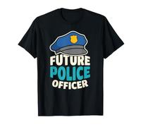 Future Police Officer oposiciones policía Divertida Camiseta