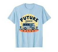 Future Roadie Mi Primer Concierto Kids Music Tour Bus Adventure Camiseta, Hombre, Azul Bebé, S