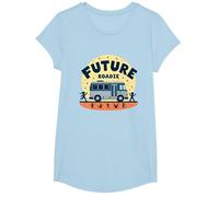 Future Roadie Mi Primer Concierto Kids Music Tour Bus Adventure Camiseta, Niñas, Azul Bebé, Pequeña