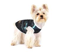 Future Robot - Chaleco de algodón con estampado completo para mascotas, ropa para perros y gatos, suave, elástico, transpirable, para mascotas
