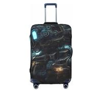 Future Robot - Funda protectora para maleta de carrito, antiarañazos, protector de equipaje, 45,7-81,3 cm, adecuada para viajes, viajes de negocios, White, L