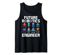 Future Robotics Engineer Funny Robot Engineering Kids Camiseta sin Mangas