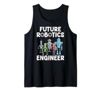 Future Robotics Engineer Funny Robot Engineering Kids Camiseta sin Mangas