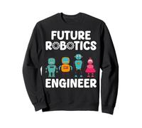 Future Robotics Engineer Funny Robot Engineering Kids Sudadera