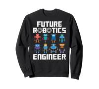 Future Robotics Engineer Funny Robot Engineering Kids Sudadera