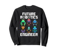 Future Robotics Engineer Funny Robot Engineering Kids Sudadera