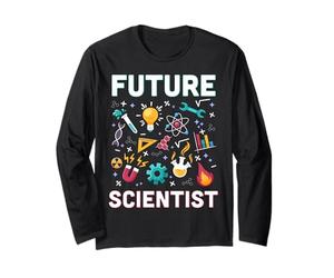 Future Scientist Exploration Invent Smart Creator Kids Manga Larga