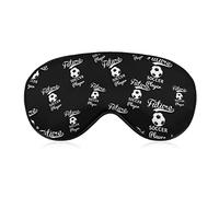 Future Soccer Player Sleeping Blindfold Mask Cute Eye Shade Cover con correa ajustable para Mujeres Hombres Night