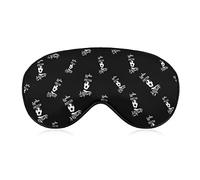 Future Soccer Player Sleeping Blindfold Mask Cute Eye Shade Cover con correa ajustable para Mujeres Hombres Night