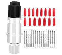 FutureHight Alta dureza para Graphtec CB09 Silhouette Cameo Holder + 15 Piezas Cuchillas Cortador de Vinilo Plotter 45 Grados