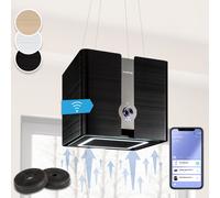 Futurelight Smart 45cm 413m³/h Campana Extractora de Isla Negro