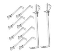 FUTUREORYY 10 piezas Abrazaderas de Cable Galvanizadas Shape para Protección de Paneles Solares de Instalación Rápida y Durable Soporte para Cables y Protección Efectiva para Edificios y