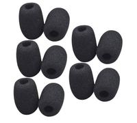 FUTUREORYY 10 Protectores de Micrófono de Esponja para Parabrisas, Aislamiento Acústico, Fácil de Instalar y Quitar, Ideales para Enseñanza y Discursos