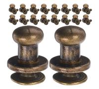 FUTUREORYY 100 Tiradores de Armario Mini Vintage en Bronce Antiguo Pomos de Metal Pequeños para Cajones y Joyeros Tiradores Decorativos para Muebles y Gabinetes Accesorios para