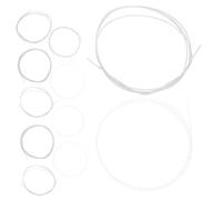 FUTUREORYY 11 piezas Cuerdas para Oud con Tensión Cuerdas de Nylon Chapadas Plata con Recubrimiento Antioxidante Kit de Repuesto Duradero para Práctica Diaria de Músicos