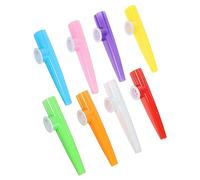 FUTUREORYY 12 piezas Kazoo Infantil de Instrumento Musical de Juguete para Colores Aleatorios para Acompañar y Ukeleles de Usar y Transportar Color Aleatorio Color Aleatorio