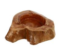 FUTUREORYY 1pieza Cenicero De Madera Forma De Corazón Diseño Creativo para Uso Hogar y Oficina Elegante y Funcional Mediano