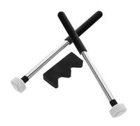FUTUREORYY 2 Pares de Mazos de Percusión de Fieltro con Empuñadura Antideslizante para Instrumentos de Lengüeta, Ideales para Meditación y Presentaciones