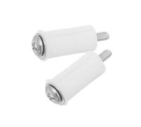 FUTUREORYY 2 piezas Kit de Tornillos para Asiento de Inodoro con Tapas de Goma y Tornillos de Plástico para Instalación Rápida y Fija Accesorios para Cubiertas de Inodoro