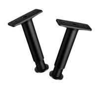 FUTUREORYY 2 Piezas Patas Ajustables para Cama Soporte Metálico Resistente para Muebles Kit para Reemplazo y Elevación de Marco Compatibles con Sofás y Armarios