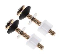 FUTUREORYY 2 piezas Pernos Metálicos para Tanque de Inodoro de Tornillos Resistentes y Antióxido para Fijación de Tapa y Asiento de Wc Instalación Fácil y Duradera