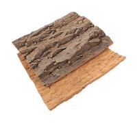 FUTUREORYY 2 Piezas Reptile Cork Bark Background Panel Textured Climbing Wall For Turtle Chameleon Snake Terrarium Decor Aquarium Logs For Fish Tank