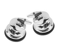 FUTUREORYY 2 Piezas Soporte Base para Patas de Montaje para Kit de Percusión Accesorio Metálico Antivibración para Bombo y Caja Optimiza Acústica y Estabilidad