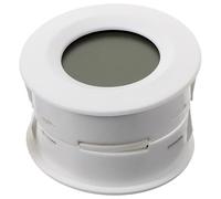 FUTUREORYY 2 Piezas Termómetro Digital Redondo y Medidor de Humedad Ambiental con Pantalla LCD para Interior Portátil y Fácil Montaje Pared para Hogar Oficina y Terrarios Pack de Unidades