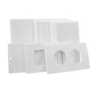 FUTUREORYY 20 Piezas Almohadillas Aislantes de Espuma para Tomas de Corriente Eléctricas, Junta de Sellado Térmico Resistente para Enchufes de Pared y Interruptores, Protección