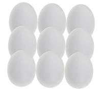 FUTUREORYY 20piezas Huevos Falsos De Paloma De Plástico De Huevos Sólidos para Criar Simulación Realista para Nidos De Palomas Accesorios para Cría De Aves