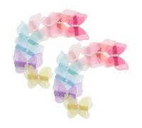 FUTUREORYY 24 Piezas Clips para Pelo de Mascota con y Perlas Falsas Accesorios Elegantes para Perros y Gatos Colores Surtidos para Fiestas y Diario