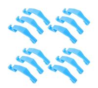 FUTUREORYY 24 Piezas Unidades Clips Fijadores de Borde para Jaulas de Pequeños Animales Conectores Plásticos Seguros para Jaulas de Hámsters Conejos Gatos Pollos y Jerbos Accesorios para