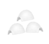 FUTUREORYY 3piezas Conjunto De Figuras Miniaturas De Casas De Hielo Simuladas Adornos Realistas para Decoración De Paisajes y Muñecas Juguete Educativo para Aprendizaje Infantil
