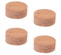 FUTUREORYY 4 Almohadillas de Corcho para Llave de Agua de Trombón Tenor Bemol Accesorios para Reparación Corcho Natural Resistente para Uso Musical