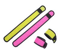 FUTUREORYY 4 Correas LED para Patas de Caballo Bandas Luminosas de Tela Transpirable Alta Visibilidad para Seguridad Nocturna Ajuste Cómodo y Resistente al Agua Equipo para Montar a