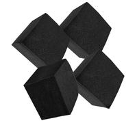FUTUREORYY 4 Paneles De Esponja Insonorizante En Forma De Cubo 15x15x15 Cm Color Negro Ignífugo, Material Absorbente Acústico Para Estudios, Salas De Grabación y Habitaciones Profesionales