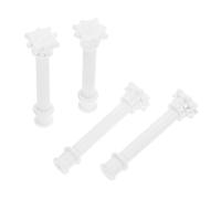 FUTUREORYY 4 Piezas Mini Columnas Romanas para Micro Paisajes Esculturas Clásicas de Pilares Decoración Versátil para Proyectos DIY y Maquetas Arquitectónicas