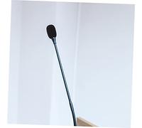 FUTUREORYY 5 piezas Cubiertas para Micrófono de Cuello de Cisne Protectores de Viento y Resistente al Agua Fundas Negras para Micrófono Protección contra Polvo y Salpicaduras Fáciles de