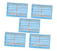 FUTUREORYY 5 Piezas Etiquetas de Teclas de Piano para Principiantes Adhesivos de PVC Reposicionables con de Colores y Guía de Notas Musicales Herramientas de Aprendizaje para Teclados
