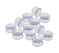 FUTUREORYY 50piezas Almohadilla De Goma Ventosa Antideslizante Transparente Ventosas De Doble Cara De Almohadillas De Goma para Vidrio De Silicona Sin Ganchos para Uso Superficies