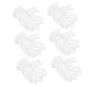 FUTUREORYY 6 Guantes de Microfibra Antielectrostáticos para Manipulación de Joyas Arte y Monedas Reutilizables Seguro sin Deslizamiento sin Polvo para Inspección y Trabajo Limpio