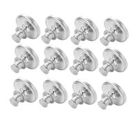 FUTUREORYY 6 Pares Cierres Magnéticos para Cortinas sin Clavos Botones Magnéticos Ajustables Sujetadores Decorativos para Evitar Fugas de Luz Compactos y Reutilizables para Hogar y Oficina