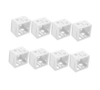 FUTUREORYY 8 Piezas Soportes para Persianas Enrollables Resistente para Montaje Techo Lateral o Trasera Soportes de Cabeza para Estores Domésticos