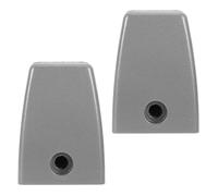 FUTUREORYY Abrazadera Divisoria Ajustable para Escritorio, Soporte de Pantalla de Escritorio de Aluminio Plateado, Base Plana Estable, Adecuado para Oficina y Espacio Privado, Pack de 2 Piezas