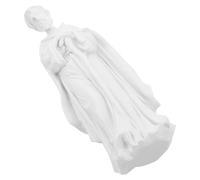 FUTUREORYY Adornos del Santo Padre de Estilo Europeo. Estatua de Figuras navideñas Decoración del hogar católico decoración navideña Religiosa Adornos Cristianos White