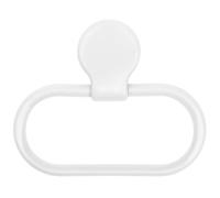 FUTUREORYY Anillo de Toalla de Baño Blanco Autoadhesivo sin Taladro Diseño Simple de Abs para Baño y Cocina Fácil Instalación