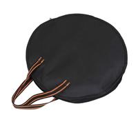FUTUREORYY Bolsa de Almacenamiento para Tambores Tontos de 10 Pulgadas, Portátil Tela Oxford Negra, Asa para Transporte Manual en Exteriores